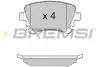 Гальмівні колодки зад. Caddy III / Golf V / Audi A4 03- BREMSI BP3130 (фото 1)