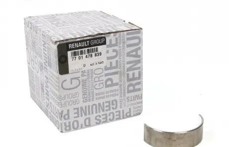 Вкладыши коренные Master / Trafic 1.9dCi 01- (STD) RENAULT 7701478839