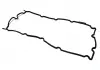 Прокладка клапанної кришки Chery Tiggo 2 Aftermarket D4G15B-1003042 (фото 2)