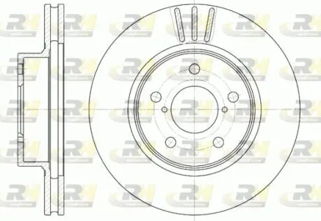 Тормозной диск ROADHOUSE 639710