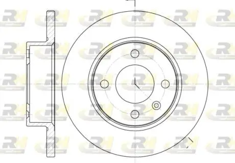 Тормозной диск ROADHOUSE 606000