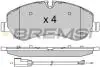 Тормозные колодки перед. Transit (V348) 12-(RWD) BREMSI BP3525 (фото 1)