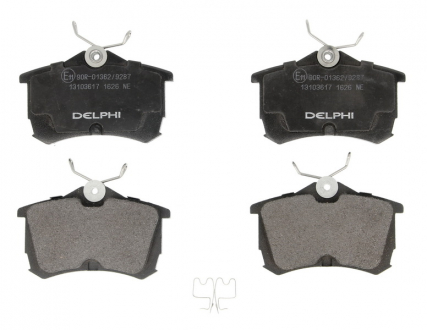 Тормозные колодки. дисковые Delphi LP1626