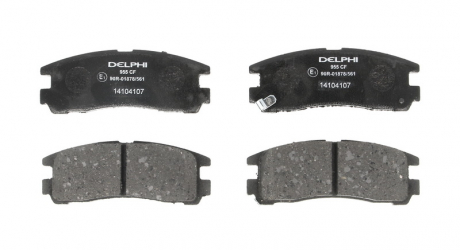 Тормозные колодки. дисковые Delphi LP0955 (фото 1)