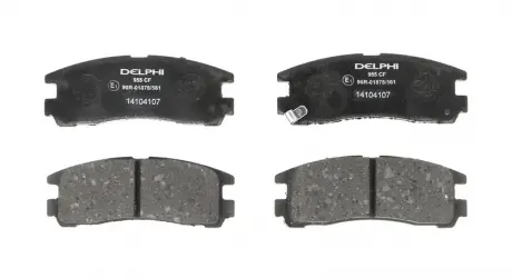 Тормозные колодки. дисковые Delphi LP0955