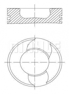 Поршень MAHLE MAHLE KNECHT 2137000 (фото 1)