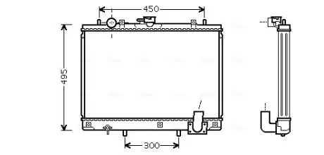 Радиатор AVA AVA COOLING MT 2161