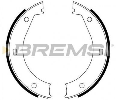 Колодки ручного тормоза BMW 5 (E28, E34) 81-97 / 6 (E24) 77-89 / 7 (E38) 94-01 (ATE) BREMSI GF0076