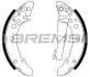 Тормозные колодки зад. Golf I / II / Passat / Polo / Audi 80&gt; 01 (ATE) BREMSI GF0016 (фото 1)