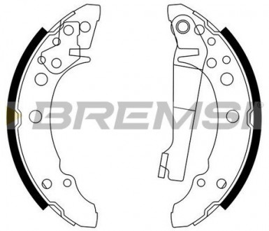 Тормозные колодки зад. Golf I / II / Passat / Polo / Audi 80> 01 (ATE) BREMSI GF0016