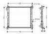 Радиатор охлаждение FORD FOCUS I (CAK) (98-) (пр-во AVA) FD2379