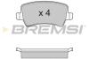 Гальмівні колодки зад. Ford Galaxy / S-Max 06-15 (TRW) BREMSI BP3298 (фото 1)