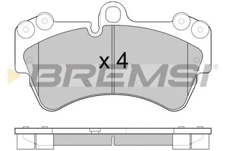 Тормозные колодки перед. Audi Q7 / Touareg / Cayenne BREMSI BP3099