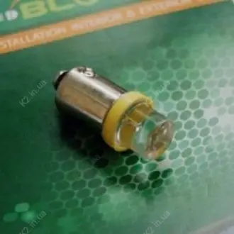 Лампа світлодіодна BA9S 1led увігнутий, жовтий Bloom BL-L0204-yellow