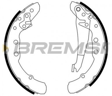 Тормозные колодки зад. Caddy II 86-04 (ATE) BREMSI GF0021