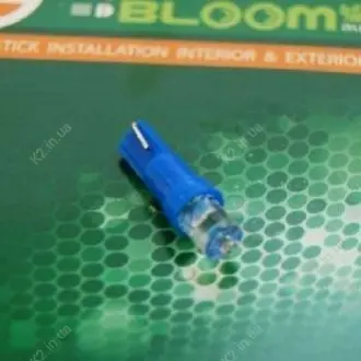 Лампа світлодіодна T5 1led увігнутий, синій Bloom BL-L0101-blue (фото 1)