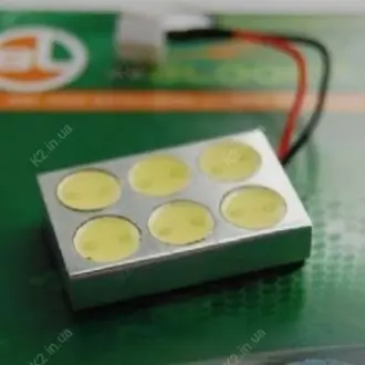 Фото 1 - лампа светодиодная 3x2 6x1W белый Bloom BL-L23E-6-white Лампа светодиодная 3x2 6x1W белый Bloom BL-L23E-6-white (фото 1)