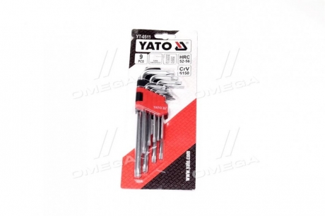 Набор ключей TORX YATO YT-0511