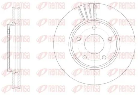 Диск тормозной REMSA 61531.10