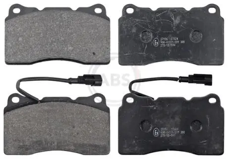 Тормозные колодки дисковые. A.B.S 37106