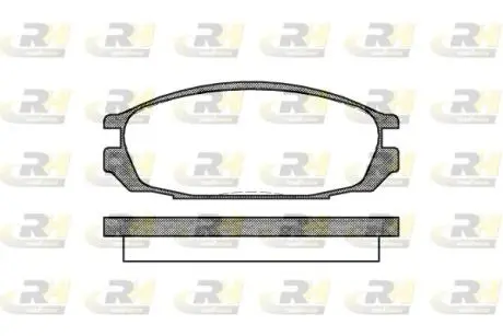 Тормозные колодки, к-кт. ROADHOUSE 229200 (фото 1)