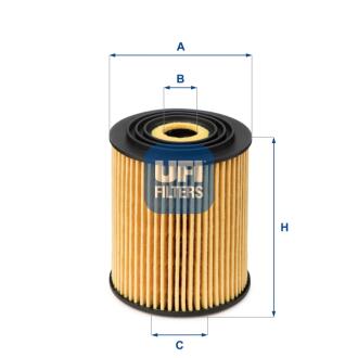 Масляный фильтр UFI 25.034.00