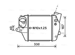 Интеркулер AVA AVA COOLING MZA 4243