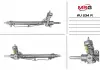 Рульова рейка з ГУР відновлена ​​AUDI A4 (8E2, B6) 00-04, A4 Avant (8E5, B6) 01-04, A4 кабріо (8H7, AU234R