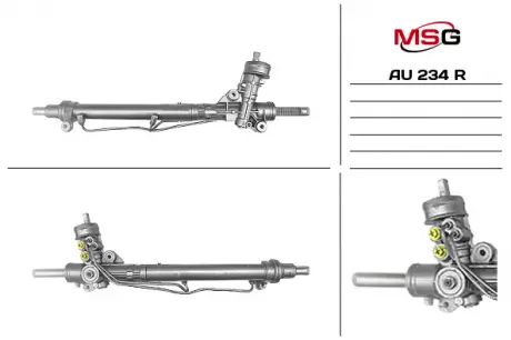 Рулевая рейка с ГУР восстановленная AUDI A4 (8E2, B6) 00-04, A4 Avant (8E5, B6) 01-04, A4 кабрио (8H7, MSG AU234R
