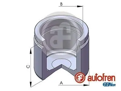 Поршенек суппорта перед SIERRA / SCORPIO (60х51,25мм) 85-94 AUTOFREN D025312