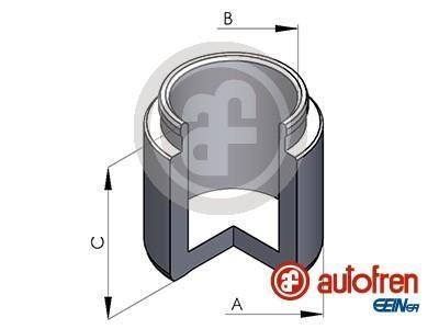 Поршенек суппорта перед AURIS / RAV 4 / CAMRY (63х49мм) 06- AUTOFREN D025291