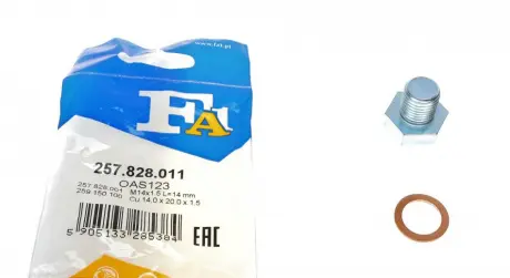 Болт піддону з шестигранною головкою FISCHER Fischer Automotive One (FA1) 257.828.011