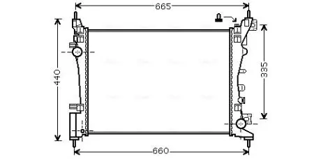 Радиаторы AVA AVA COOLING OL 2574