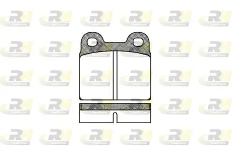 Тормозные колодки, к-кт. ROADHOUSE 200700 (фото 1)