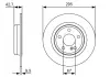 Диск гальмівний BOSCH 0986479A04 (фото 3)