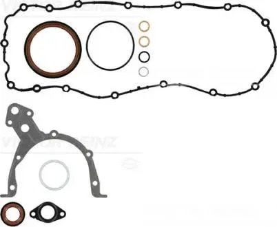 Комплект прокладок блок картер-двигателя OPEL Astra F, G, Corsa A, B, Kadett E, Vectra A, B 1,4-1,6 89-03 VICTOR REINZ 08-31226-01