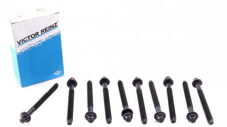 Комплект болтов головки блока цилиндров CITROEN / PEUGEOT / FIAT Berlingo, Xsara, Ducato, Boxer, Expert, VICTOR REINZ 14-32077-01