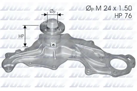Водяной насос FORD CAPRI III (GECP) CORTINA \ '80 (GBS, GBNS) GRANADA (GU, GNU) SIERRA (BNC, GBC) DOLZ F122
