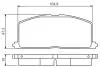 Гальмівні колодки дискові TOYOTA Celica / Corolla / Corona / Camri / Starlet \ '\' F \ '\' 83-03 PR2 BOSCH 0986495234 (фото 1)