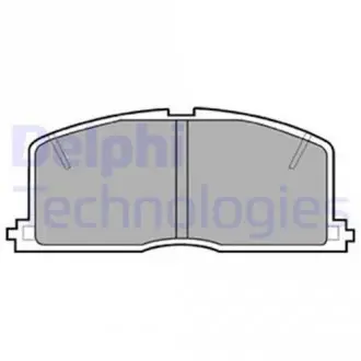 Гальмівні колодки дискові TOYOTA Celica / Corolla / Corona / Camri / Starlet \ '\' F \ '\' 83-03 Delphi LP460 (фото 1)