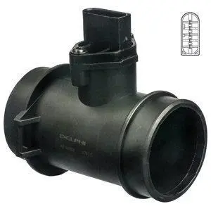 Расходомер воздуха MERCEDES C (W202) / CLK (W208) / E (W210) / Vito (W638) / Sprinter "93-03 Delphi AF10282-12B1