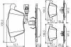 Тормозные колодки дисковые AUDI / VW S3 / TT / Leon / Passat / Golf IV / V \ &#039;\&#039; F \ &#039;\&#039; &gt;&gt; 08 PR2 BOSCH 0986495261 (фото 1)