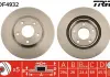 Диск тормозной (1 шт.) CITROEN / MITSUBISHI / PEUGEOT C4 / ASX / 4008 &quot;F D = 294mm&quot; 12 &gt;&gt; TRW DF4932 (фото 3)