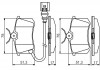 Тормозные колодки дисковые SEAT / VW Ibiza / Polo \ '\' R \ '\' 1.2-1.9TDI \ '\' >> 07 PR2 BOSCH 0986495239 (фото 7)