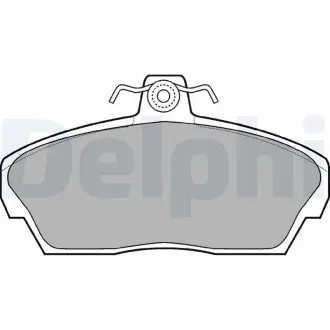 Тормозные колодки дисковые HONDA / ROVER Civic / 25/45/200/400/800 \ '\' F \ '\' 91-06 Delphi LP911