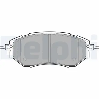 Тормозные колодки дисковые SUBARU Forester / Legacy / Outback / Tribeca "F" 04 >> Delphi LP1941