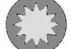Комплект болтов головки блока цилиндров OPEL Omega A, Rekord 2,3TD 78-94 14-32042-02