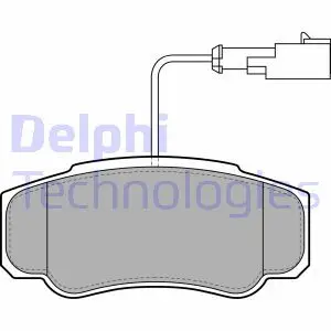 Тормозные колодки дисковые NISSAN / RENAULT NT400 / Cabstar / Maxity &quot;R&quot; 06 &gt;&gt; Delphi LP2054 (фото 1)