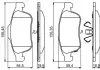 Тормозные колодки дисковые FIAT / JEEP 500X / Renegade \ &#039;\&#039; 1.3-1.6 \ &#039;\&#039; 14 &gt;&gt; BOSCH 0986494826 (фото 7)