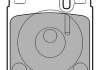 Тормозные колодки дисковые MERCEDES E (W210) / S (W140) / SL (R129) "R" 91-03 LP841
